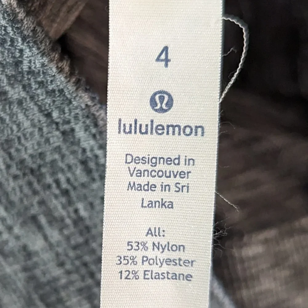 Lululemon Black White Gray Balance & Resist 7/8 Tight 4 Ombre - Picture 5 of 7